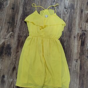 Charming Charlie Yellow Mini Dress